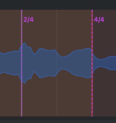 Adding a time-signature change on the timeline